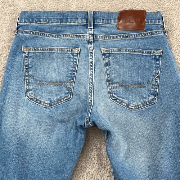 Hollister Jeans Mens 29x30 Slim Straight Epic Flex Zip Fly Medium Wash Denim - Picture 9 of 16